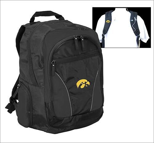 Front Standard. Logo Chairs - Iowa Backpack Laptop Case.