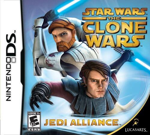 Front Standard. Star Wars The Clone Wars: Jedi Alliance - Nintendo DS.