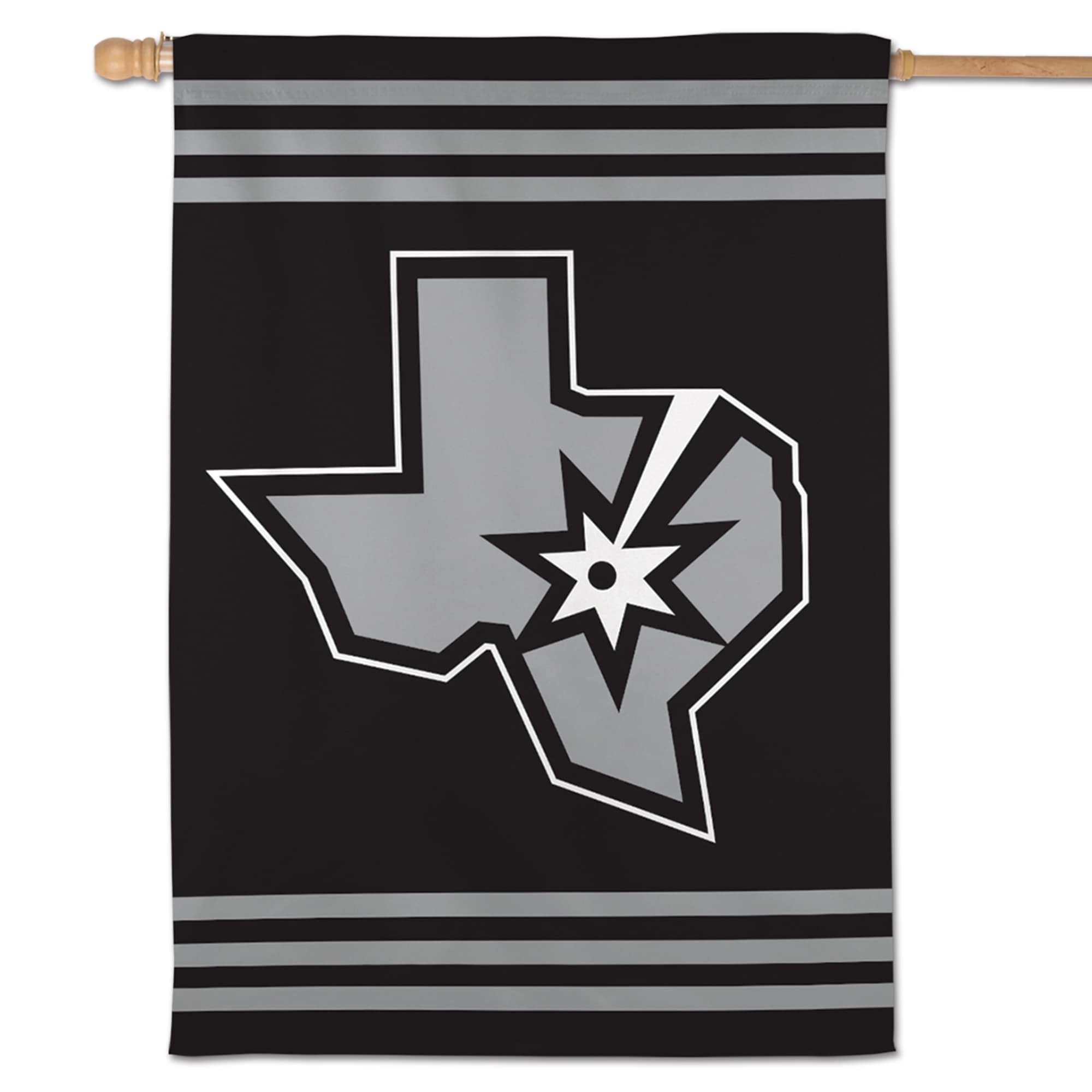 Alt View 1. WinCraft - San Antonio Spurs 28" x 40" Vertical Banner - Multicolor.