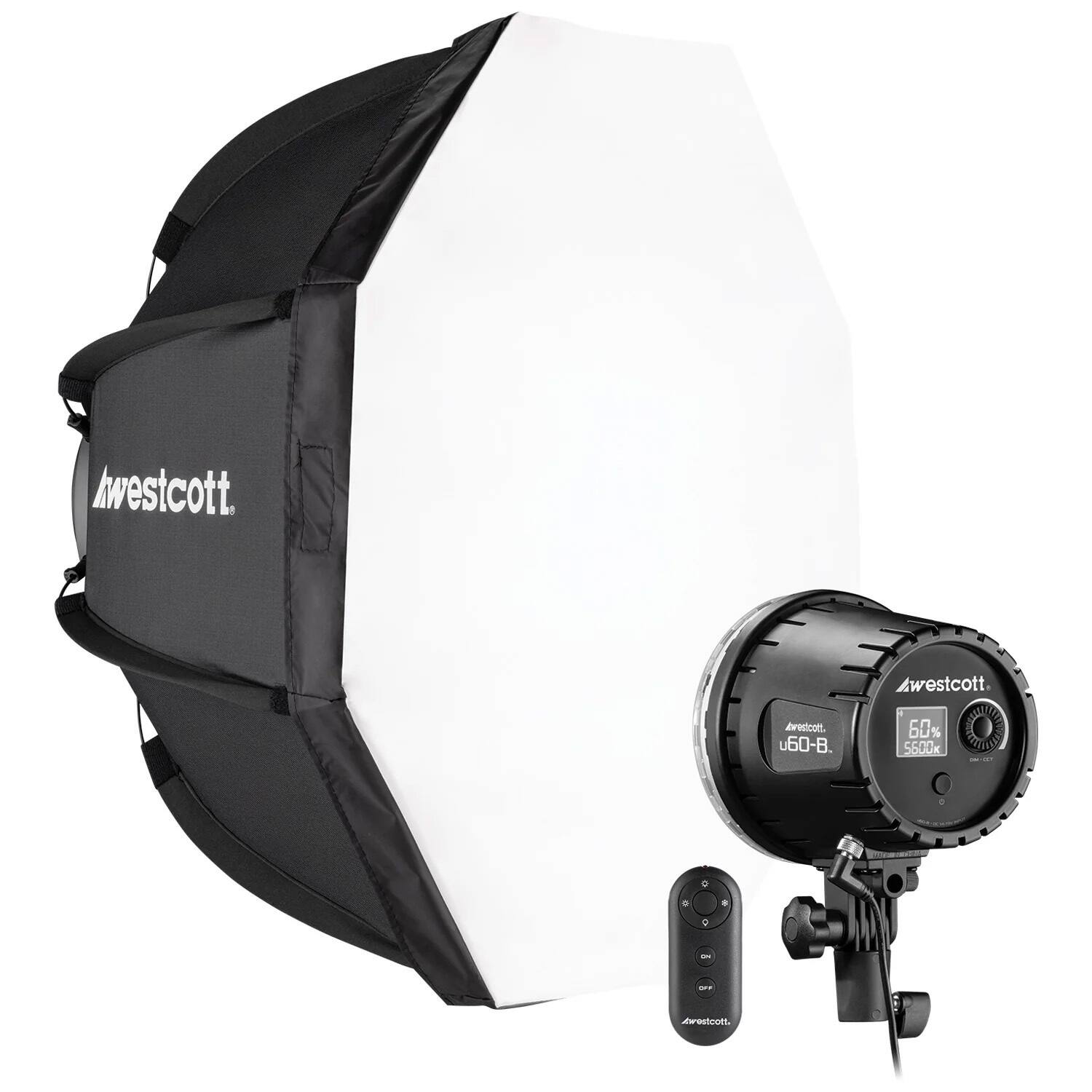 Westcott - U60-B Bi-Color LED 1-Light Softbox Kit (60W)