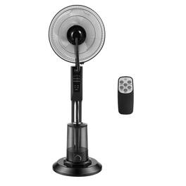 VEVOR - Misting Fan, 3 Wind Speeds Misting Standing Fan, Mister Cooling Fans with 0.79 gal Water Tank, Remote & Panel Control - Black