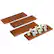 Front. GSE Games & Sports Expert - Domino Racks Set of 4, Wooden Domino Trays Holders Organizer, Premium Domino Tiles Holder Racks.