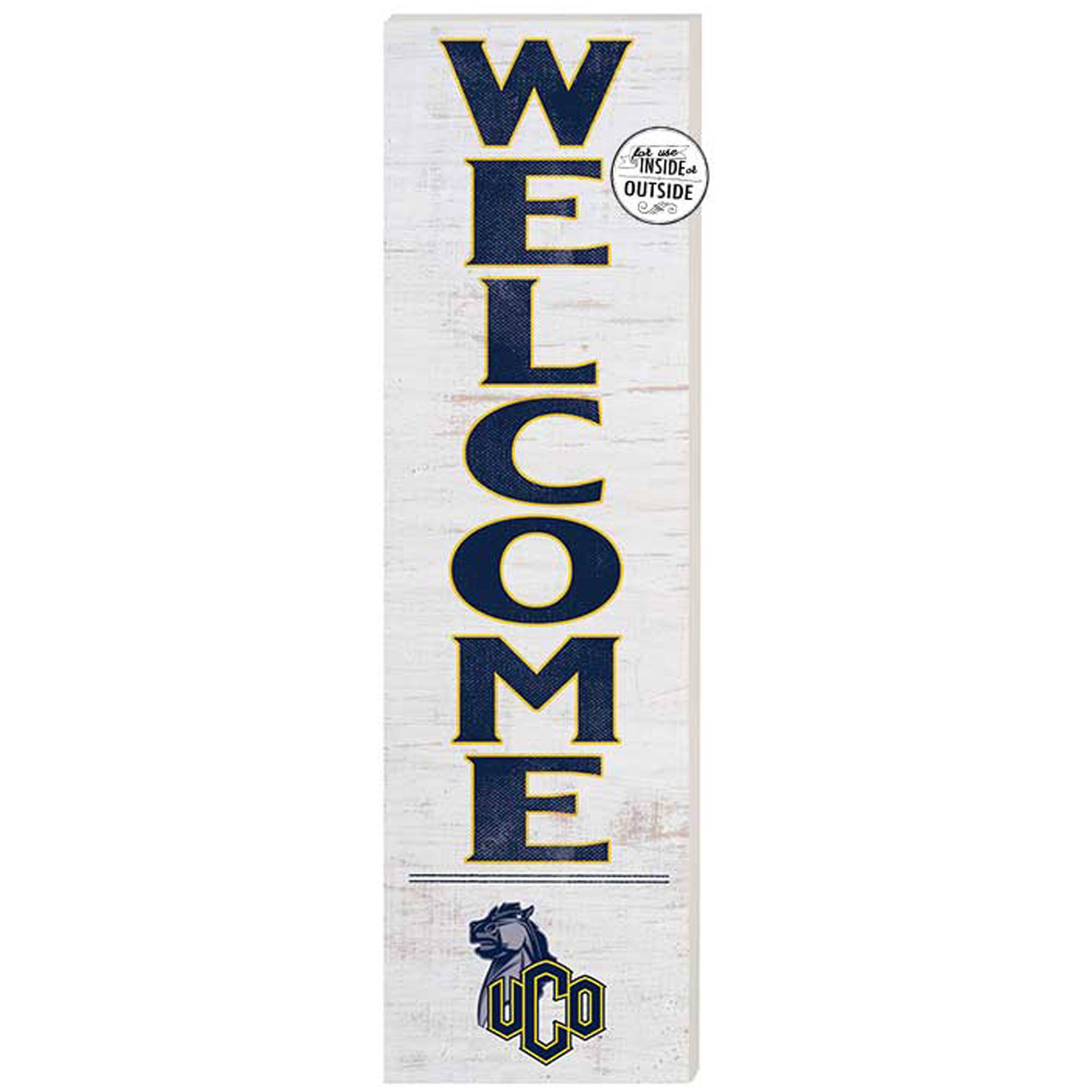 Central Oklahoma Bronchos 10'' x 35'' Indoor/Outdoor Welcome Sign
