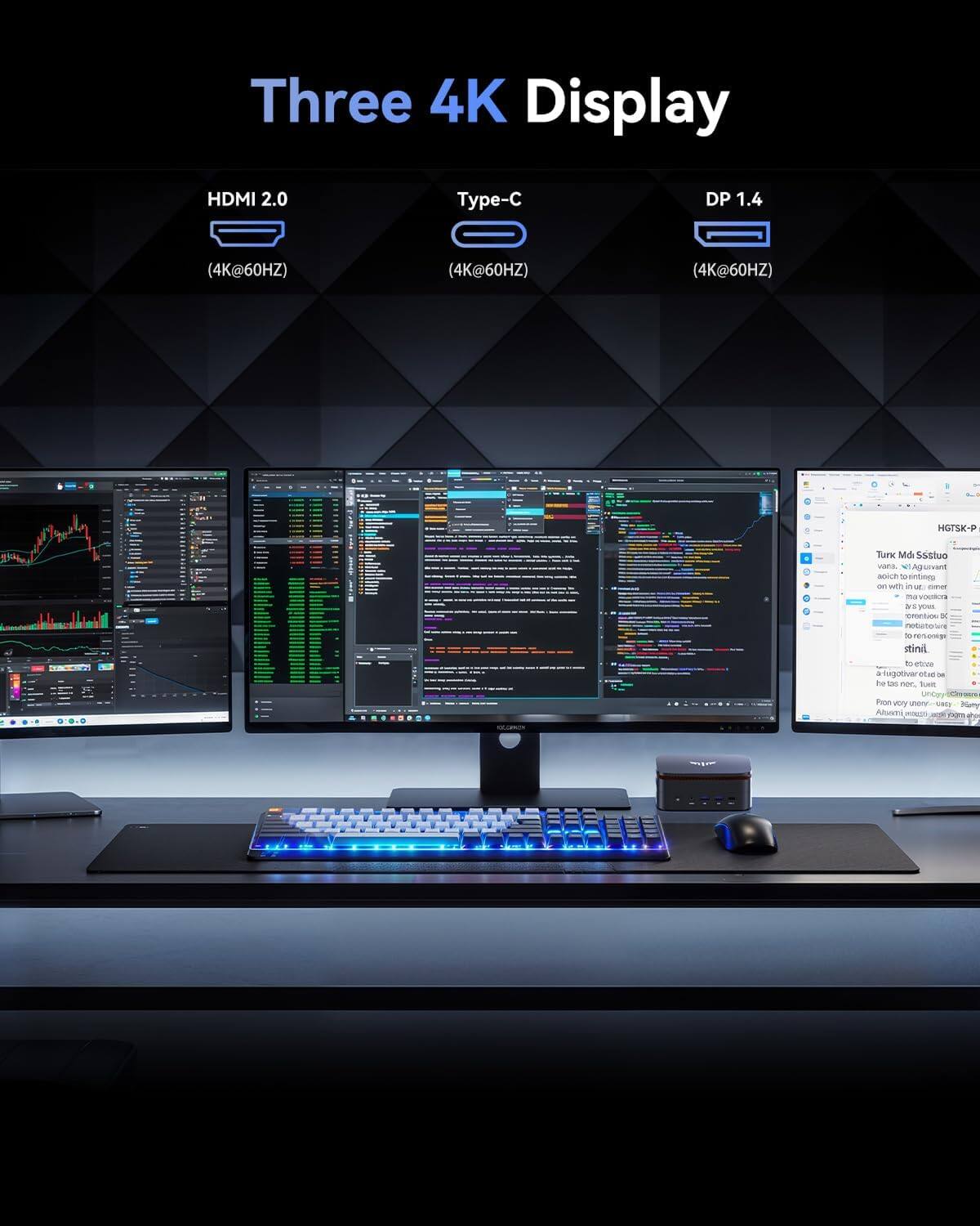 Three 4K Display

HDMI 2.0
Type-C
DP 1.4
(4K@60HZ)
(4K@60HZ)
(4K@60HZ)

HGTSK-P

Turk Md Ssstuo vans. WE Ag gumant solich to introgs on with in or. curner no voctiona and your evection x notatolare to-resonigs stinit to stre ugotiver citag (4 he au ner lust uncon Cheesers Fron vory way cacy Namy Alsmi yours to