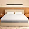 Front. Hunkstar - Premium Memory Foam Mattress-Made in Japan, Ultra-Breathable 4-Layer Foam-Cooling Copper Gel bed-Ergonomic Zoned Support - 12-Inch QUEEN/White.