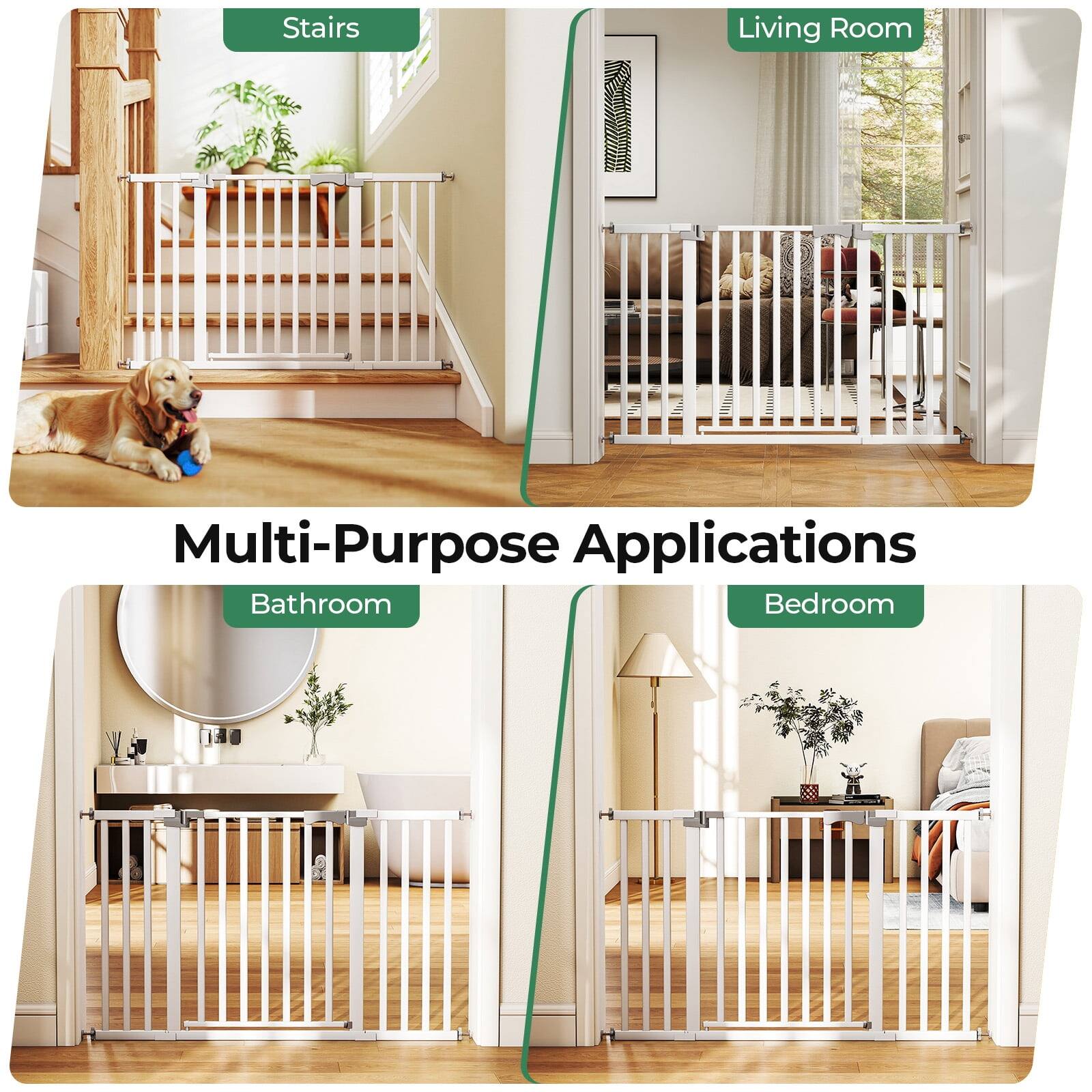 Stairs  
Living Room  
Multi-Purpose Applications  
Bathroom  
Bedroom