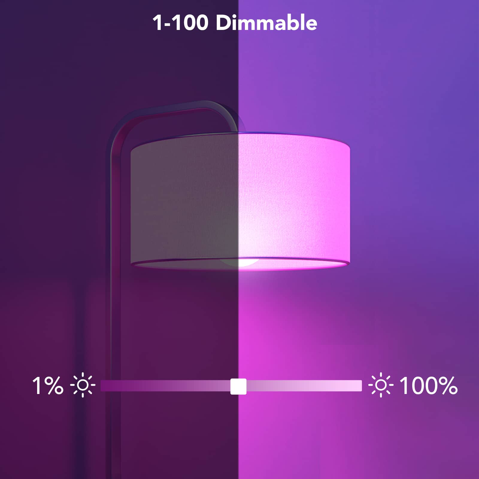 1-100 Dimmable 1% 100%