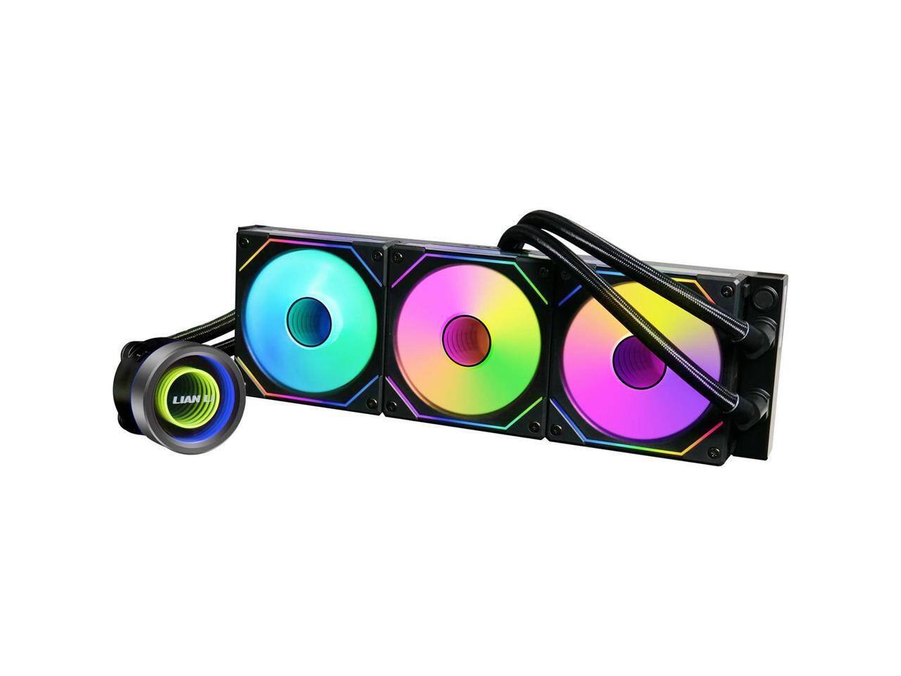 Alt View 7. Lian Li - LIAN LI Galahad II Trinity SL-INF 360 GA2T36INB Liquid / Water Cooling - Not specified.