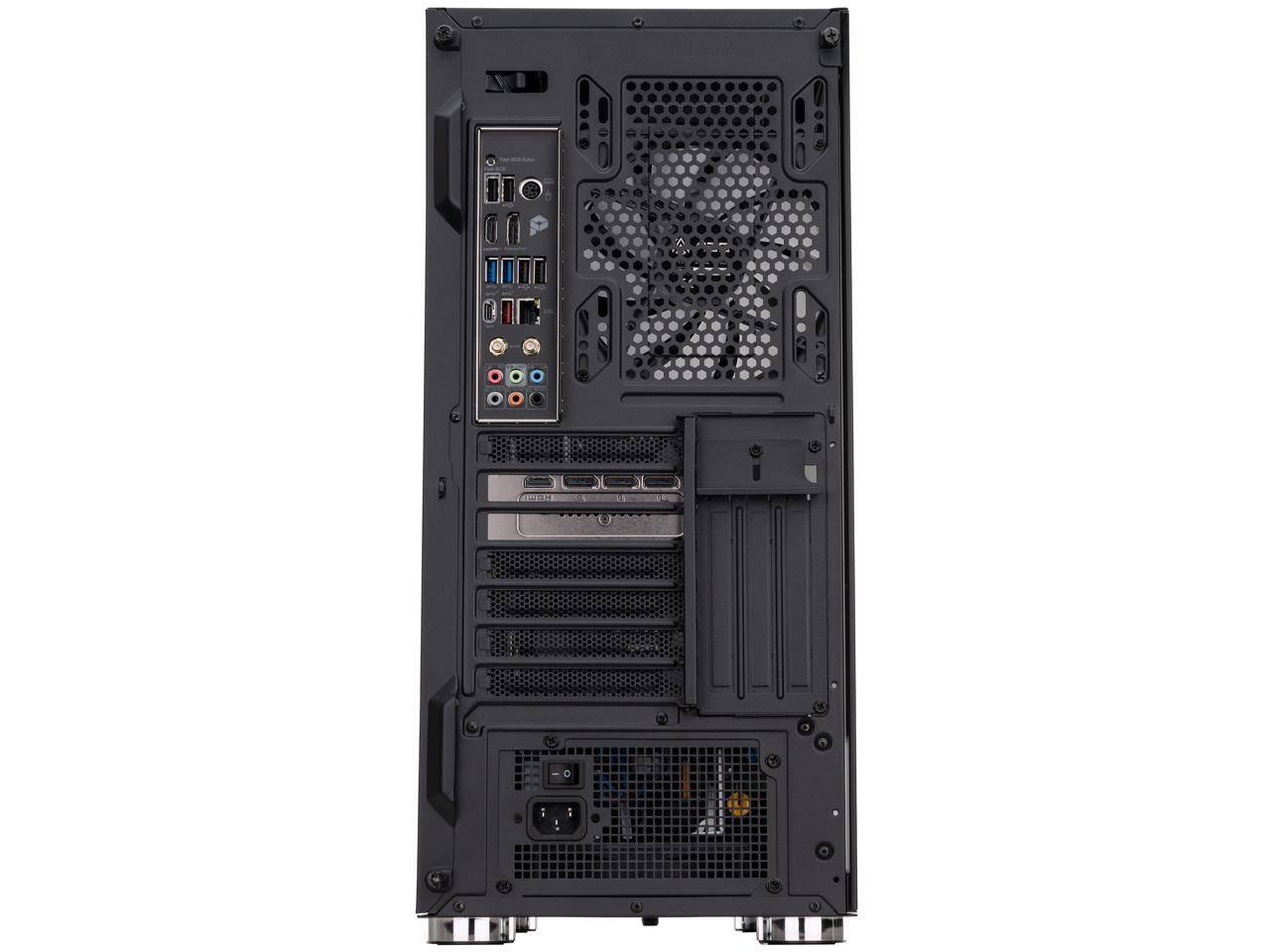 Alt View 5. ADVANCED BATTLESTATIONS - ABS Kaze II Aqua Gaming PC - Windows 11 - Intel Core i9-14900KF - RTX 5070 Ti 16GB - 32GB DDR5 6400 - 2TB M.2 SSD - black.