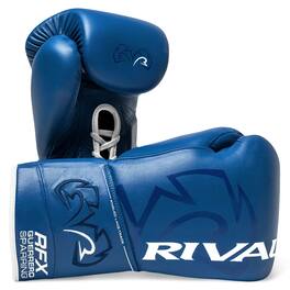 RIVAL - Boxing RFX-Guerrero SF-H Lace-Up Sparring Gloves - 14 oz. - Blue