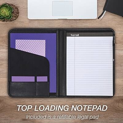 Gamsill TOP LOADING NOTEBOOK  
Included is a refillable legal pad