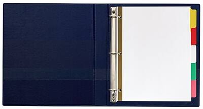 Alt View 6. Avery - Big Tab Write & Erase Paper Dividers, 5 Tabs, Gold Reinforced - Multicolor.
