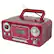 Angle. Studebaker - CD-RW/CD-R Boombox with AM/FM Radio - Red.