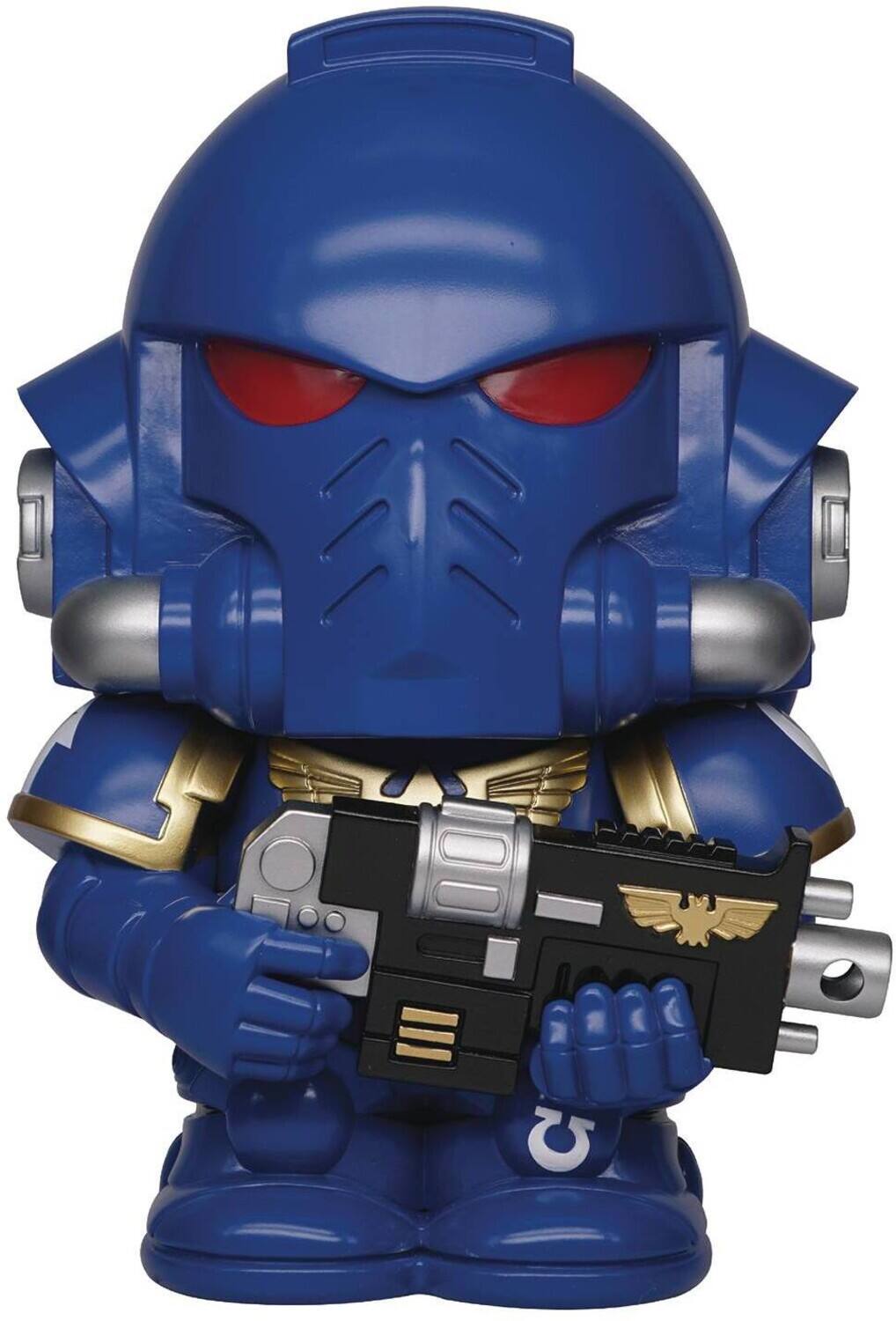 Front. Monogram - Monogram - Warhammer - Ultramarine Intercessor Figural Bank   - COLLECTIBLES - Multicolor.