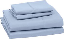 J&V TEXTILES - 1000 Thread Count Deep Pocket Luxury Sheets - Blue