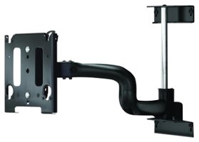 Chief - Fixed Swing Arm TV Wall Mount for Most 30" - 55" Flat-Panel TVs - Extends 22" - Black - Front_Zoom