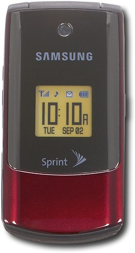 Best Buy: Sprint Samsung M320 Mobile Phone Deep Red SPHM320ZSS