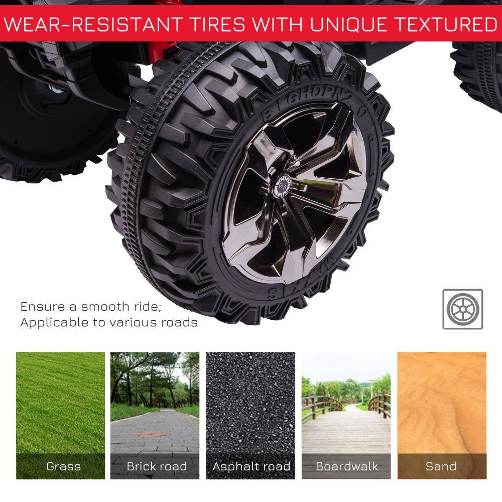 WEAR-RESISTANT TIRES WITH UNIQUE TEXTURED TREAD

Ensure a smooth ride; Applicable to various roads

- Grass
- Brick road
- Asphalt road
- Boardwalk
- Sand