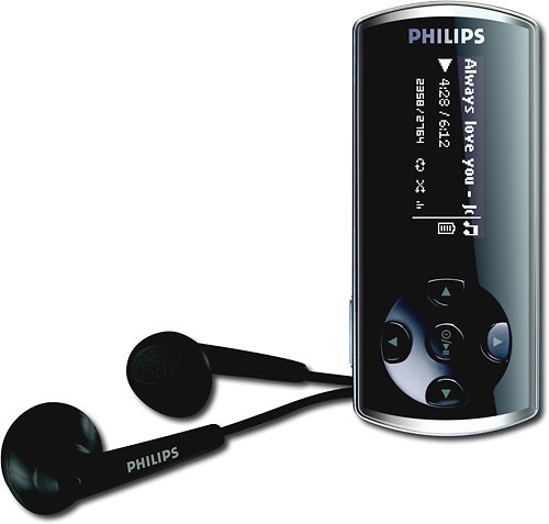 2 GB, Radio FM, Negro Reproductor MP3 Philips GoGear Reproductor de MP3 SA018102K/02