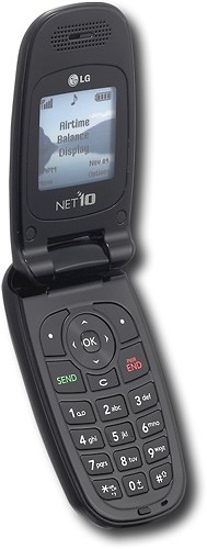 Best Buy: NET10 LG 400 No-Contract Cell Phone Black NTLG400GP4