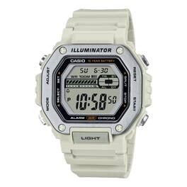 Casio - Men's Heavy-Duty Digital Sport Watch with Band - MWD-110H-8AV - White