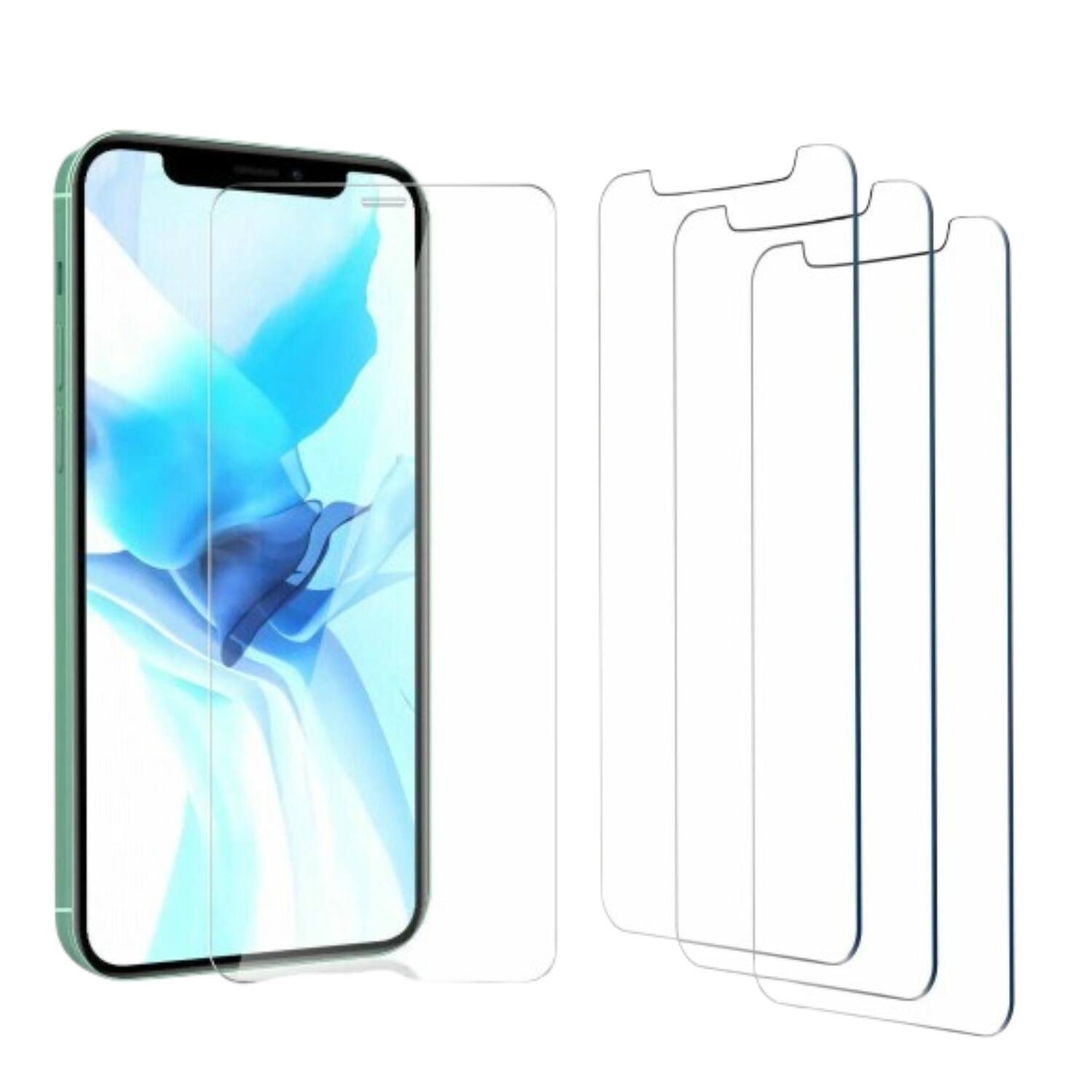 Front. Stock Preferred - 3-Pack Tempered Glass Screen Protector For IPhone 17 - Clear.