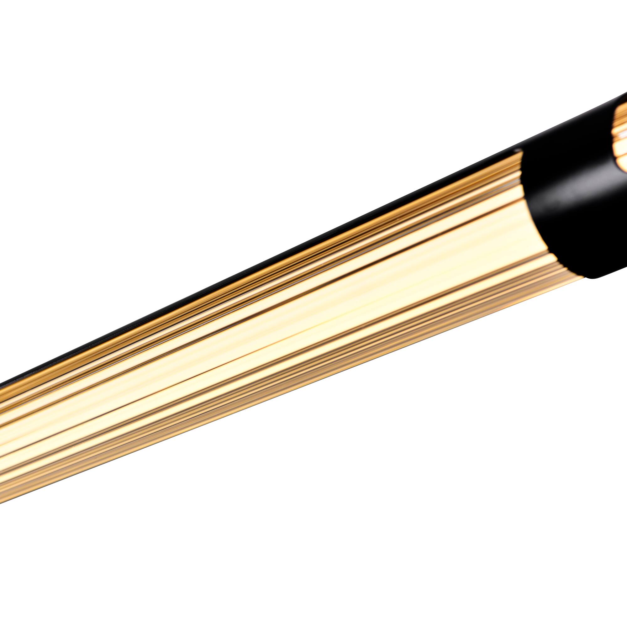 Alt View 2. CWI Lighting - Neva 36 in LED Integrated Black Chandelier - Black.