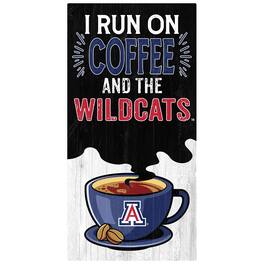 Fan Creations - Arizona Wildcats 6" x 12" Coffee Wall Art - Multicolor