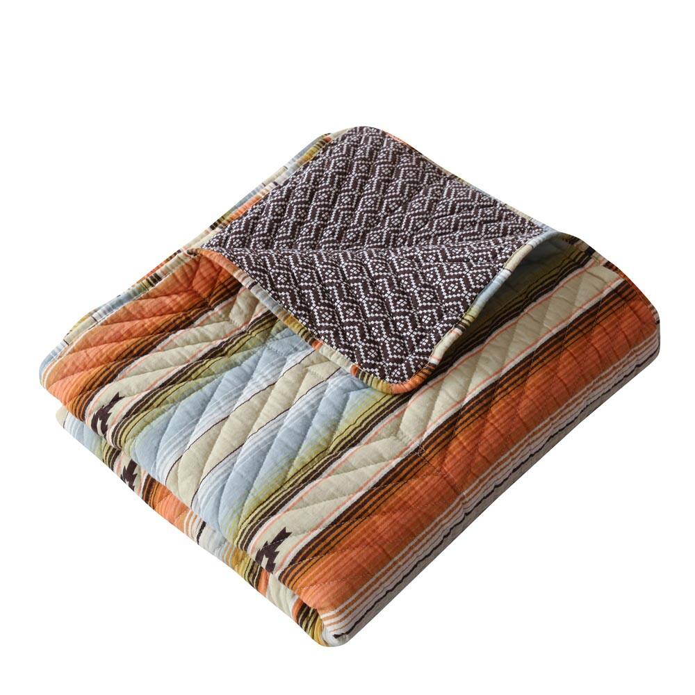 Left. BreeBe - Painted Desert Throw - Rose.