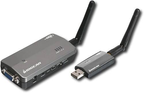 Angle Standard. IOGEAR - Wireless USB VGA Kit.