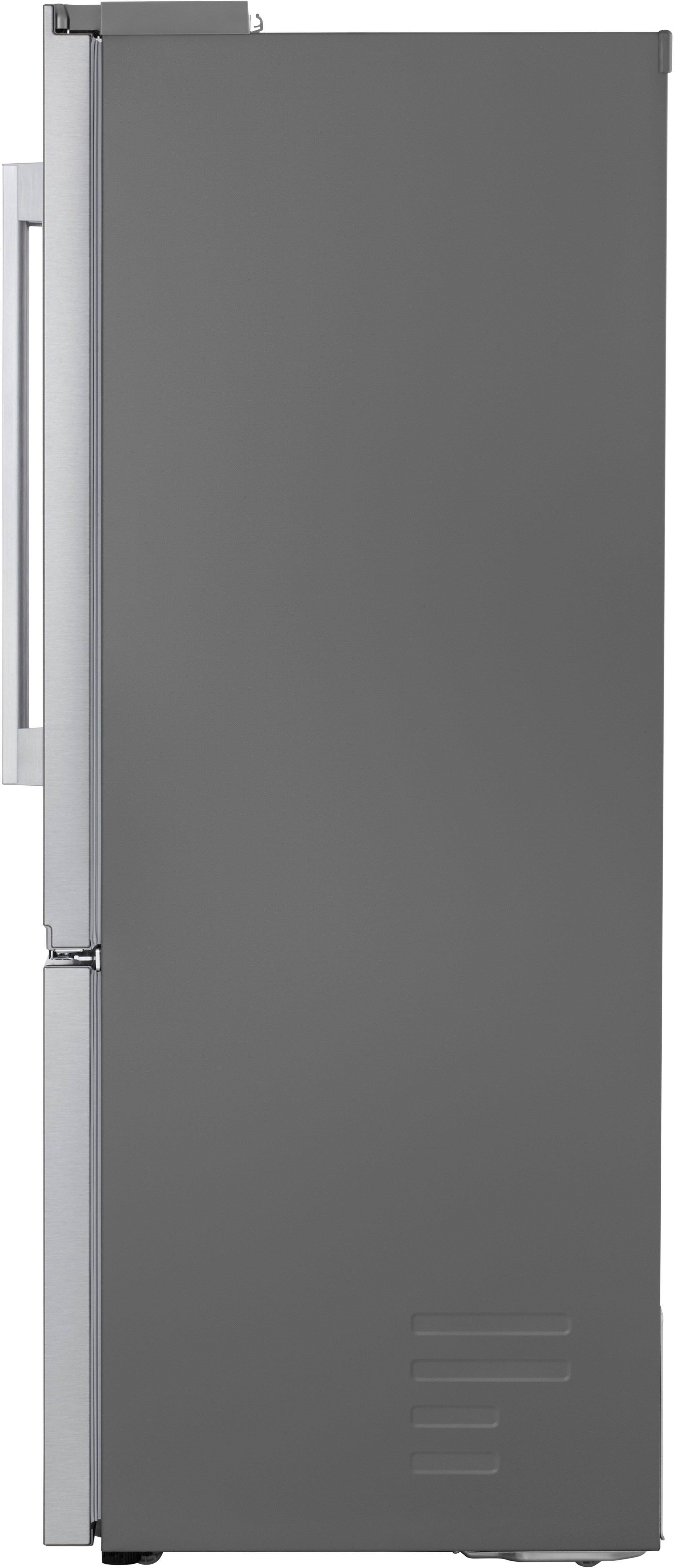 Alt View 34. LG - Counter-Depth MAX 23.7 Cu. Ft. French Door Smart Refrigerator with Zero Clearance - PrintProof Stainless Steel.