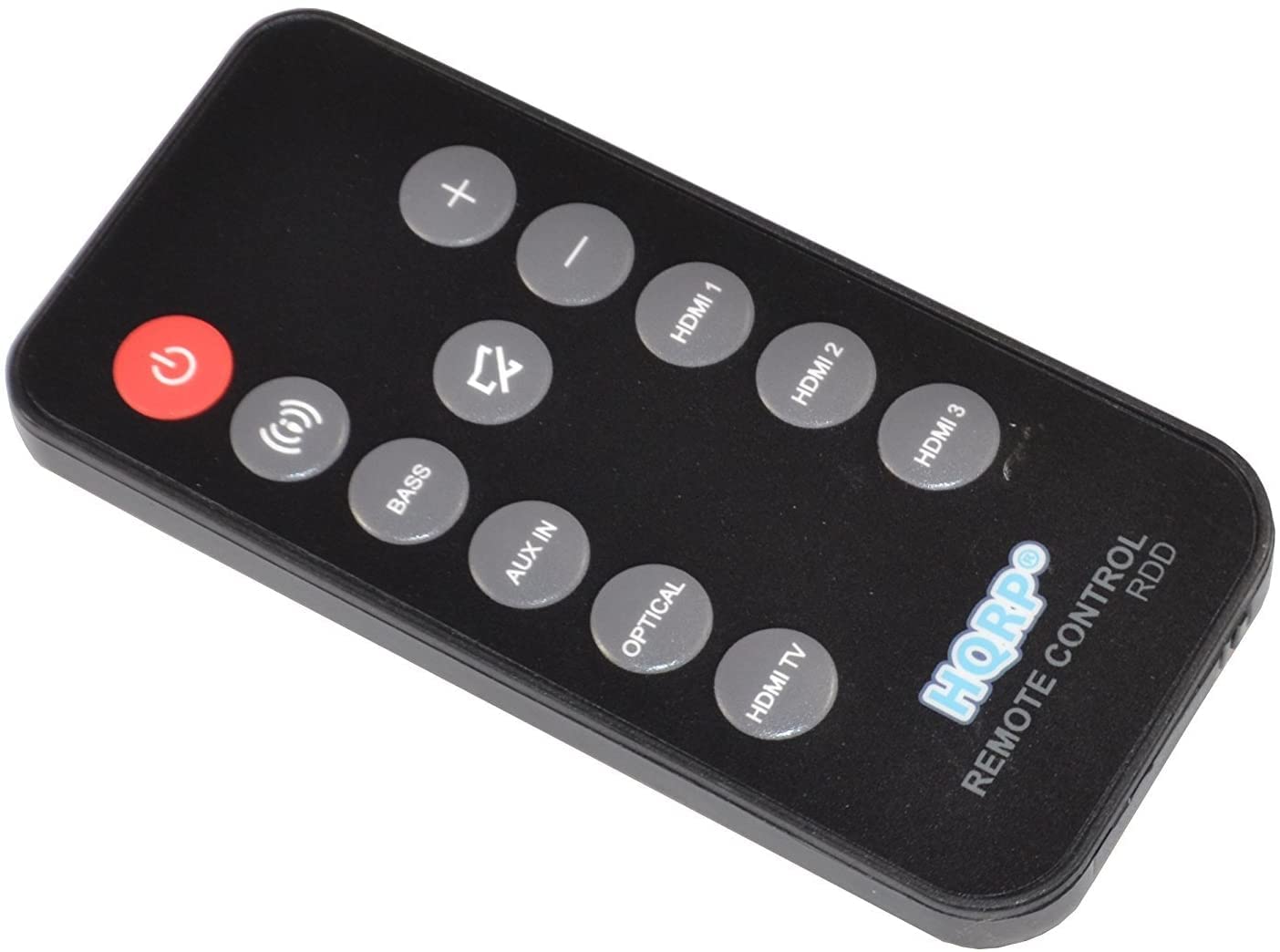 I 1 HDMI 2 HDMI 3 HDMI BASS IN AUX OPTICAL TV HDMI CONTROL RDD HQRP REMOTE