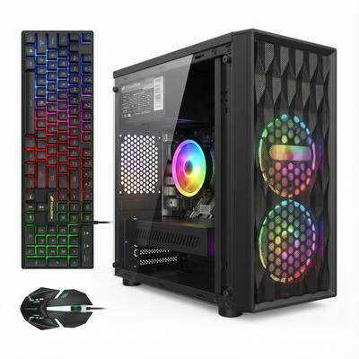 STGAubron Gaming PC Computer Desktop, Radeon RX 560 4G, Intel Core STGAubron Gaming PC Computer Desktop, Radeon RX 560 4G, Intel Core