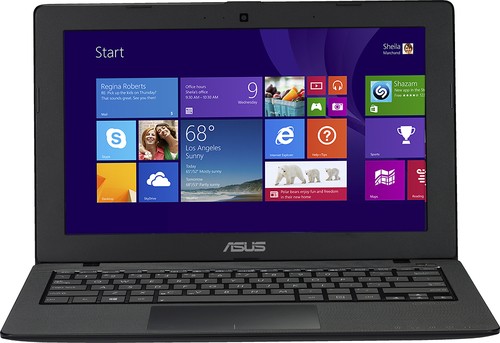  Asus - 11.6&quot; Touch-Screen Laptop - Intel Celeron - 4GB Memory - 500GB Hard Drive - Black
