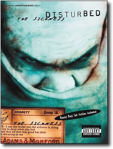 Front Standard. Alfred - Disturbed: The Sickness Sheet Music.
