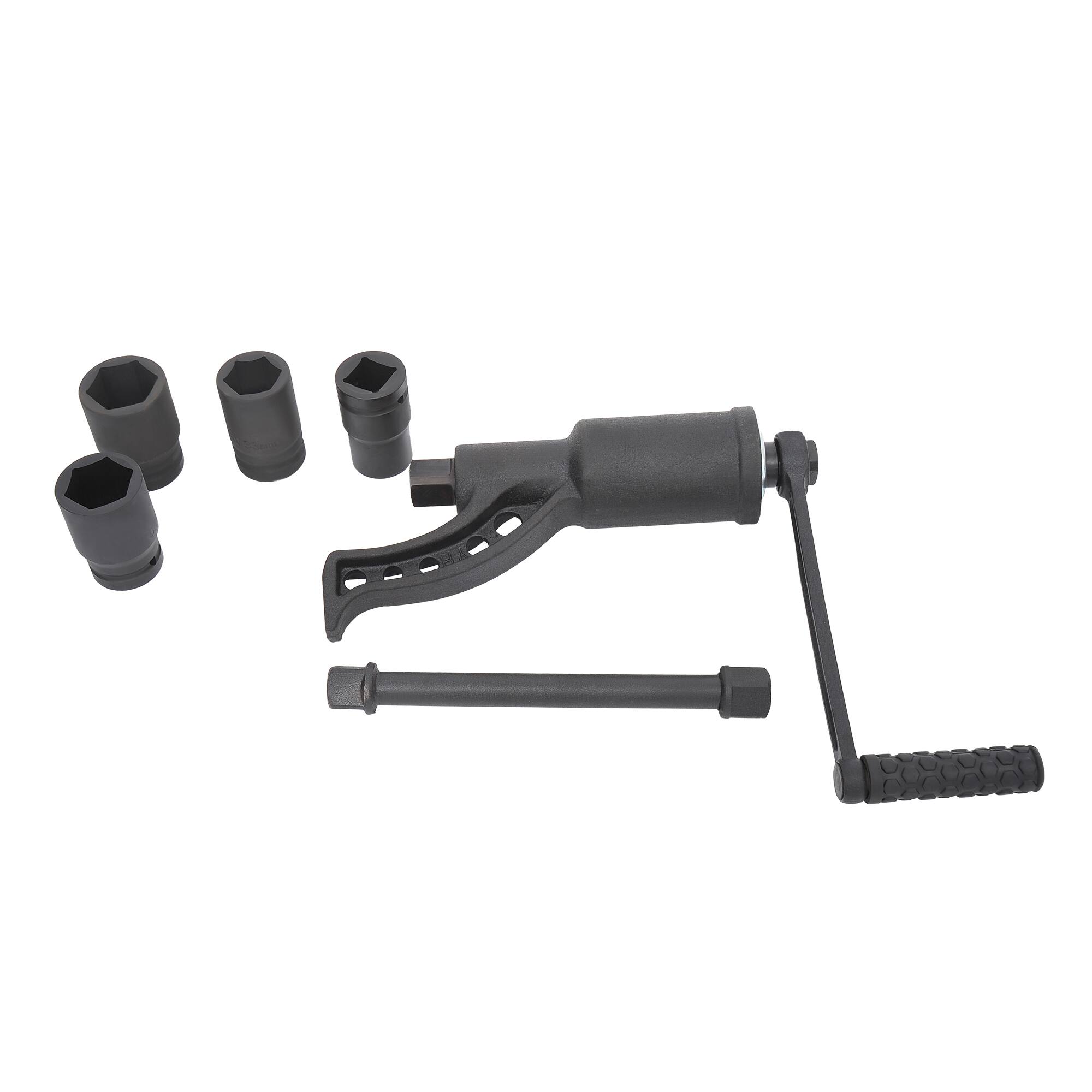 Alt View 8. Homcom - Heavy Duty Torque Multiplier Wrench Set w/ 1:64 Ratio & Carrying Case - Blue.