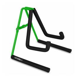 5 CORE - Ukulele Stand A Frame Metal Body w Soft Padded Arms Support Banjo Ukuleles Mini Guitar Violin - Green