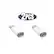 Alt View 4. Qixxronics - (2pack) Lightning Female to USB C Male Adapter Compatible with Charging Data Sync for Type C iPhone iPad NOT FOR AUDIO - White.