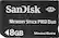 Front. SanDisk - 8GB MS PRO Duo Memory Card - Black.