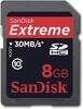SanDisk - Extreme 8 GB Secure Digital High Capacity (SDHC) - 1 Card-Front_Standard