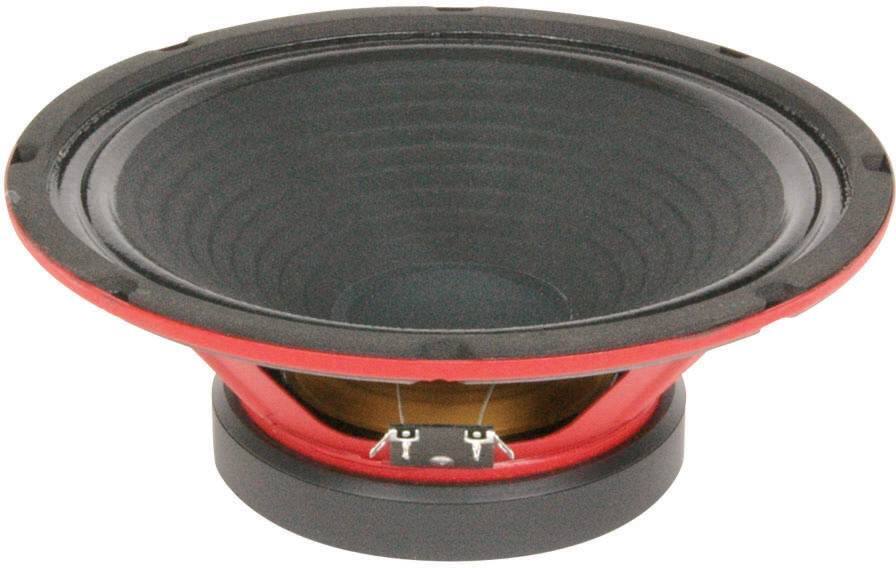Front. Eminence - Red Coat RAMROD Speaker - 75 W RMS - 80 Hz to 5 kHz - 8 Ohm - 10.11 - Black.