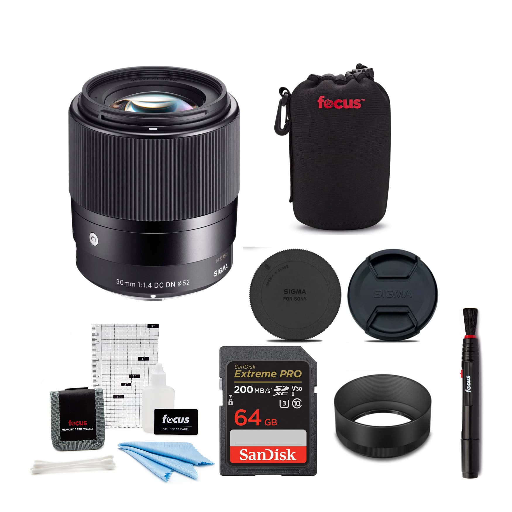 Sigma 30mm f/1.4 DC DN Contemporary Prime Lens for Sony E