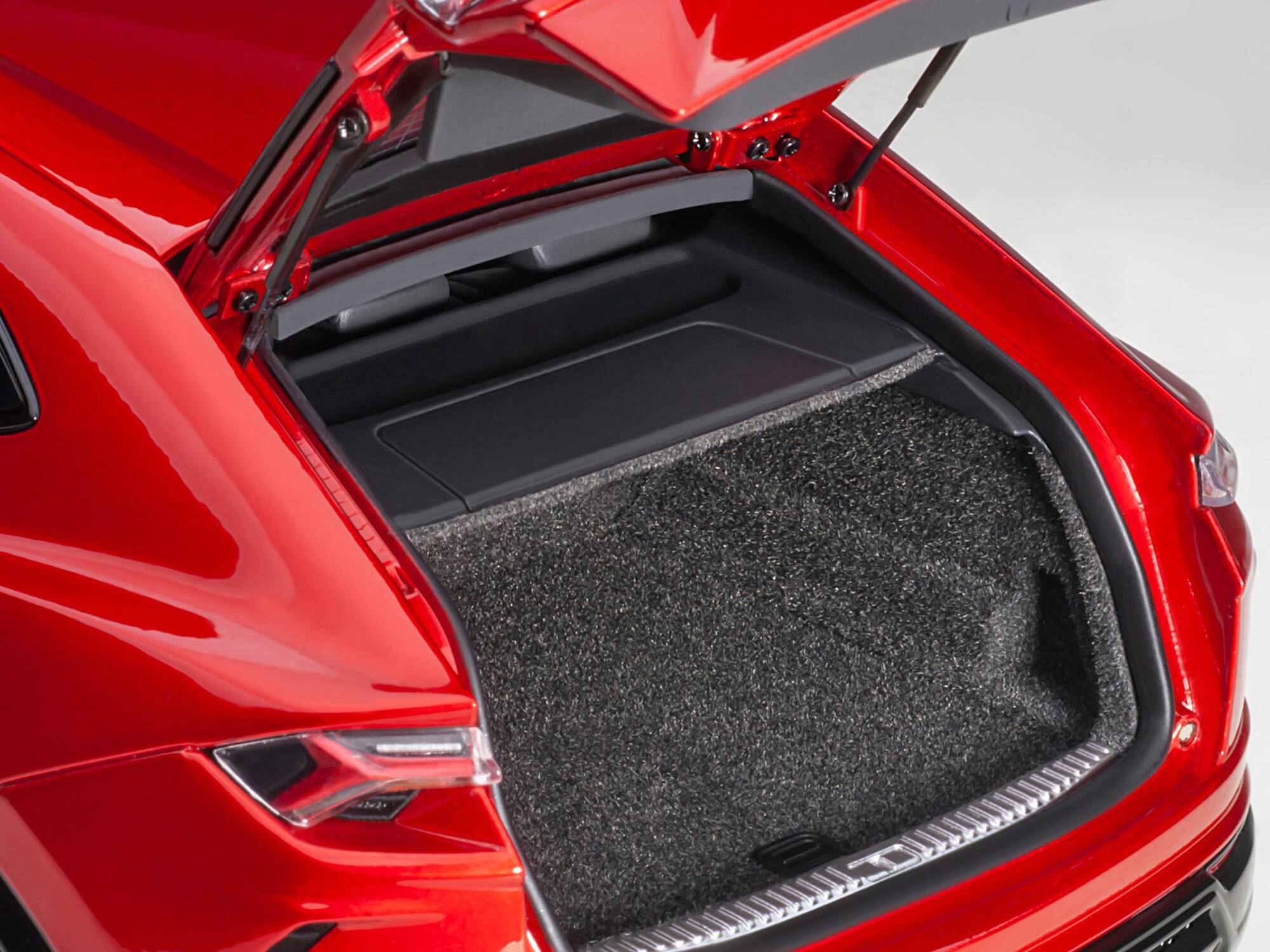 Alt View 4. Autoart - Lamborghini Urus Rosso Efesto Pearl Red 1/18 Model Car by Autoart.