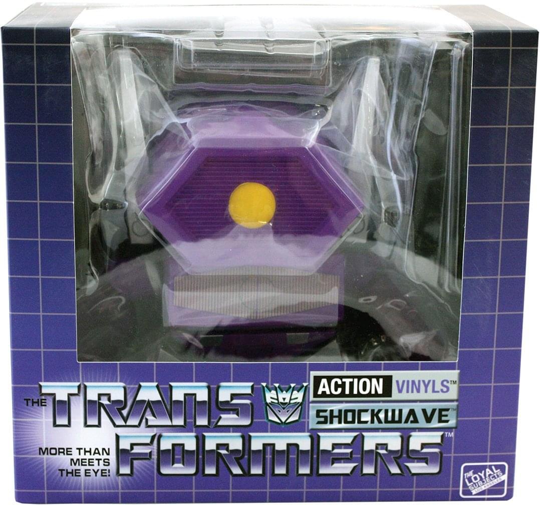 **The Trans Formers**

**Action Vinyls™**

**Shockwave**

**More Than Meets the Eye!**

**The Loyal Subjects**