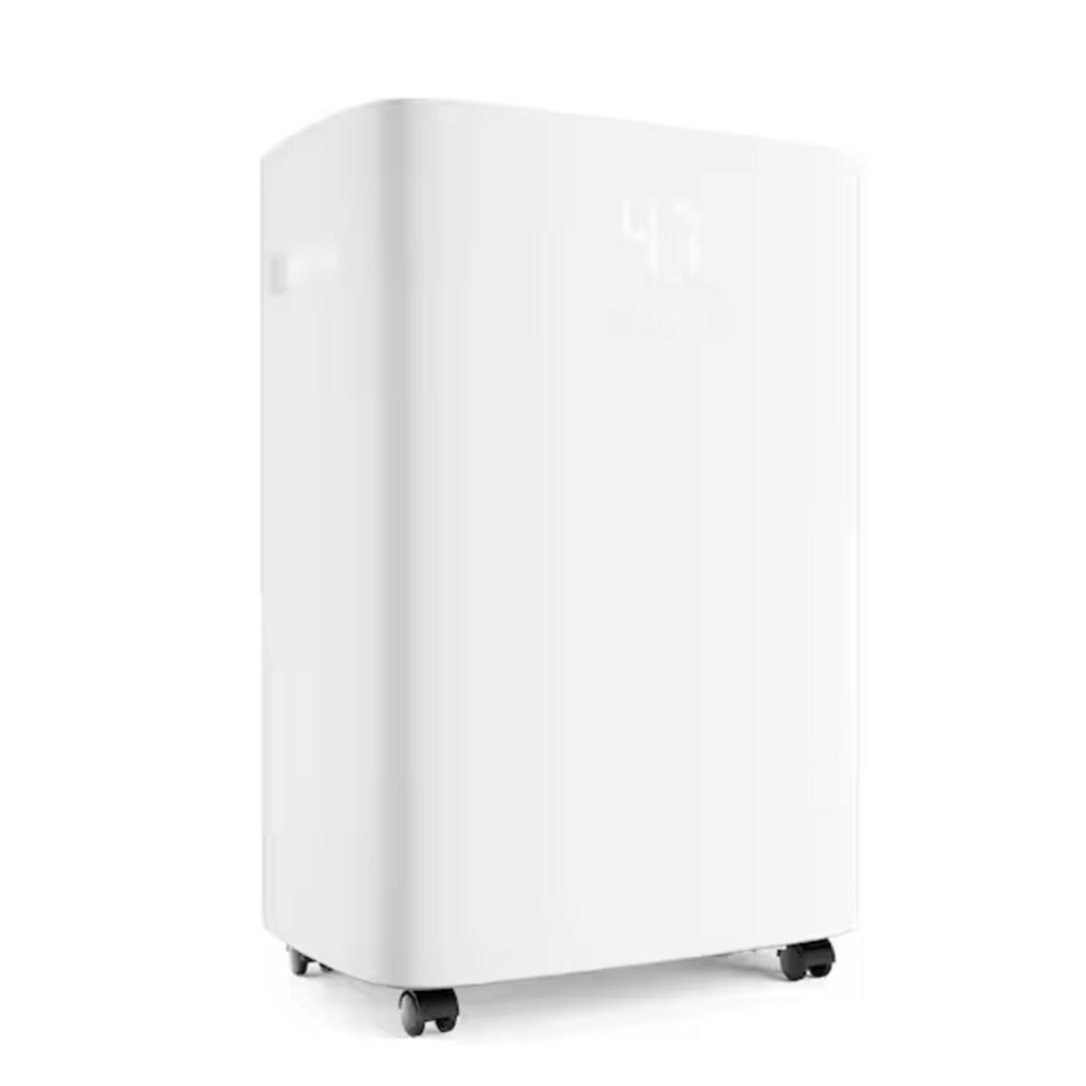 Left. BEARSOLIM - 50 Pints Dehumidifier for Home and Basement, Covers up to 1,200 sq. ft, Quiet Portable Dehumidifier with 0.58 Gallon Tan - White.