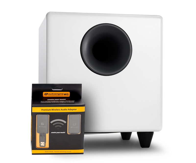 Audioengine - S8 Wireless Subwoofer - White