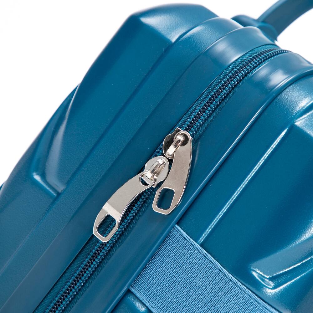 Alt View 1. Ropilly - Ropilly 2 Piece Luggage Set Hard Shell Suitcase with Cosmetic Case 20 Inch Dark Blue - Dark Blue.