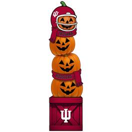 Fan Creations - Indiana Hoosiers 31" Stacked Pumpkin Leaner - Multicolor