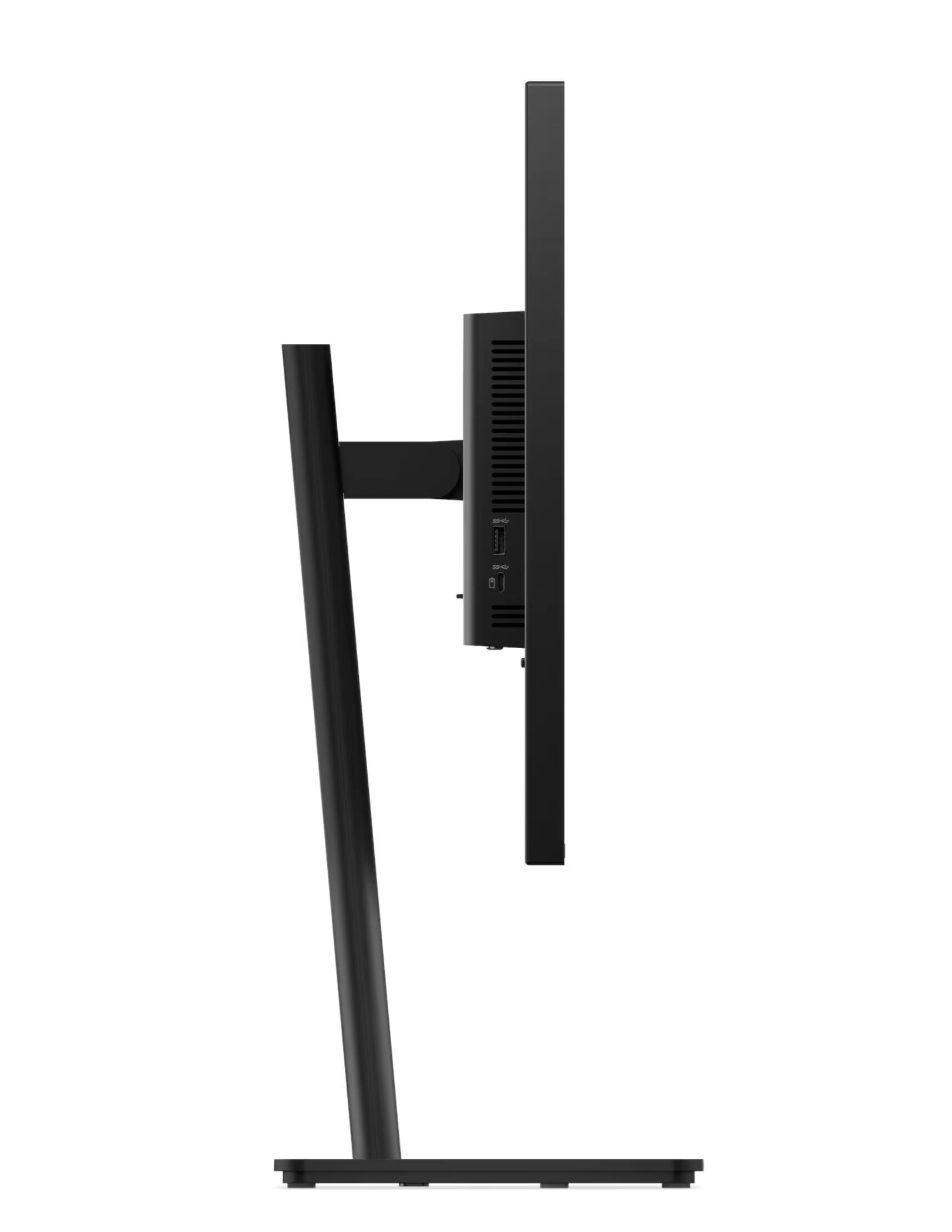 Alt View 1. Lenovo - ThinkVision T27-40 27" Monitor - FHD, 120 Hz, IPS WLED, USB Hub, HDMI, DP, VGA (64A5MAR6UZ) - Eclipse Black.