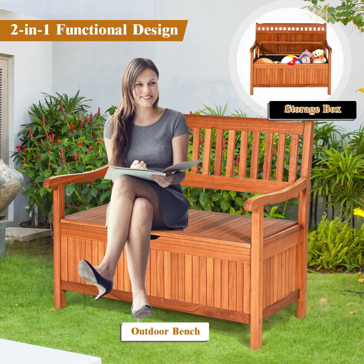 2-in-1 Functional Design

Storage Box

Outdoor Bench